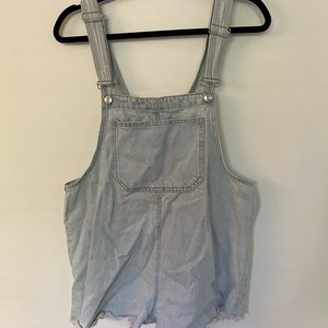 Pull&Bear light wash Overalls